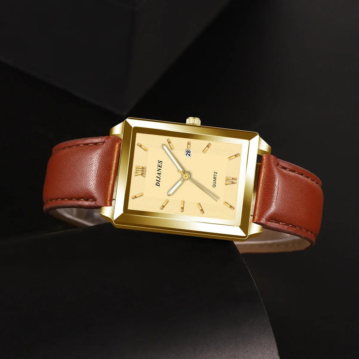 Square Quartz Watch